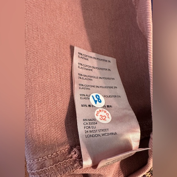 New WE THE FREE People Virgo Front Zip Mini Jean Skirt Mauve Denim Exposed Zip - Picture 6 of 7